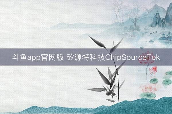 斗鱼app官网版 矽源特科技ChipSourceTek