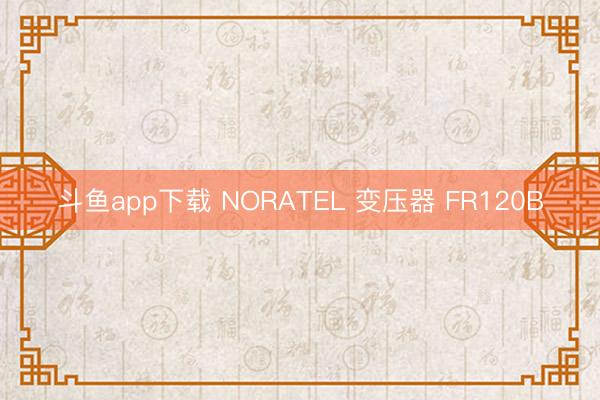 斗鱼app下载 NORATEL 变压器 FR120B