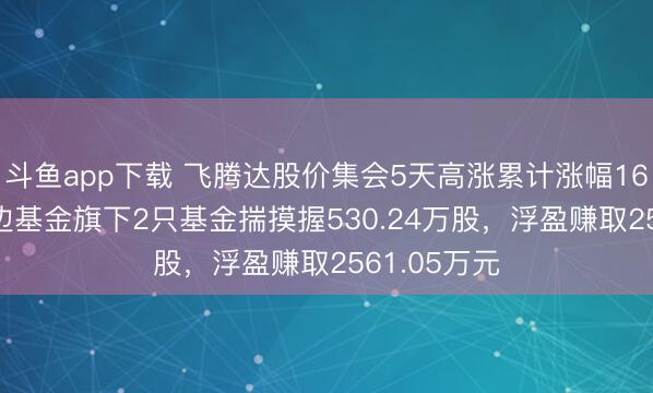斗鱼app下载 飞腾达股价集会5天高涨累计涨幅16.63%,南边基金旗下2只基金揣摸握530.24万股,浮盈赚取2561.05万元